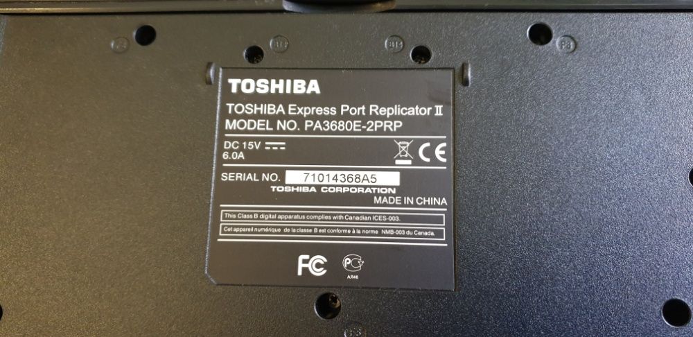 Toshiba - Docking Stations, como NOVAS II