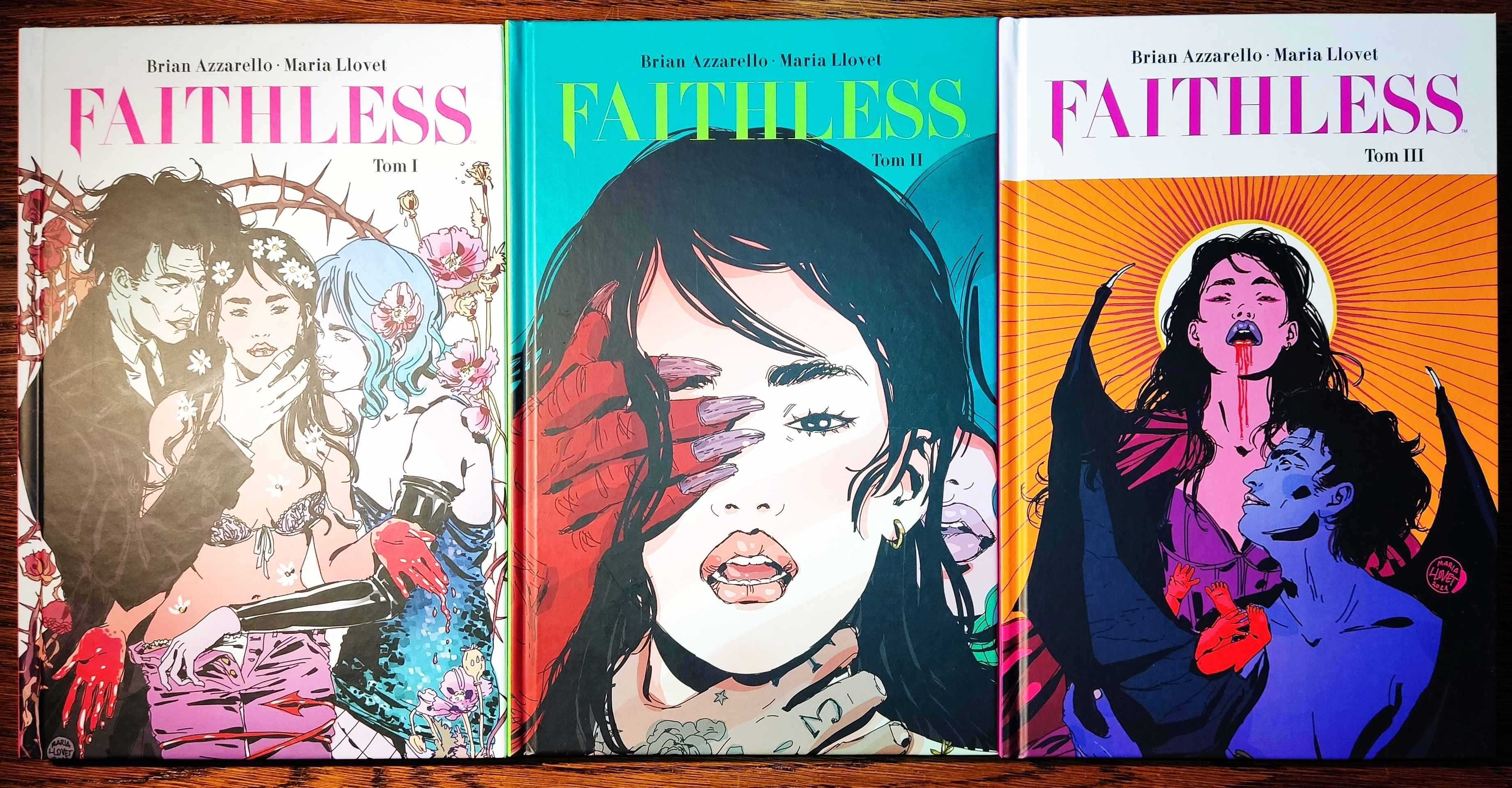 Azzarello - Faithless 1-3 jak nowe