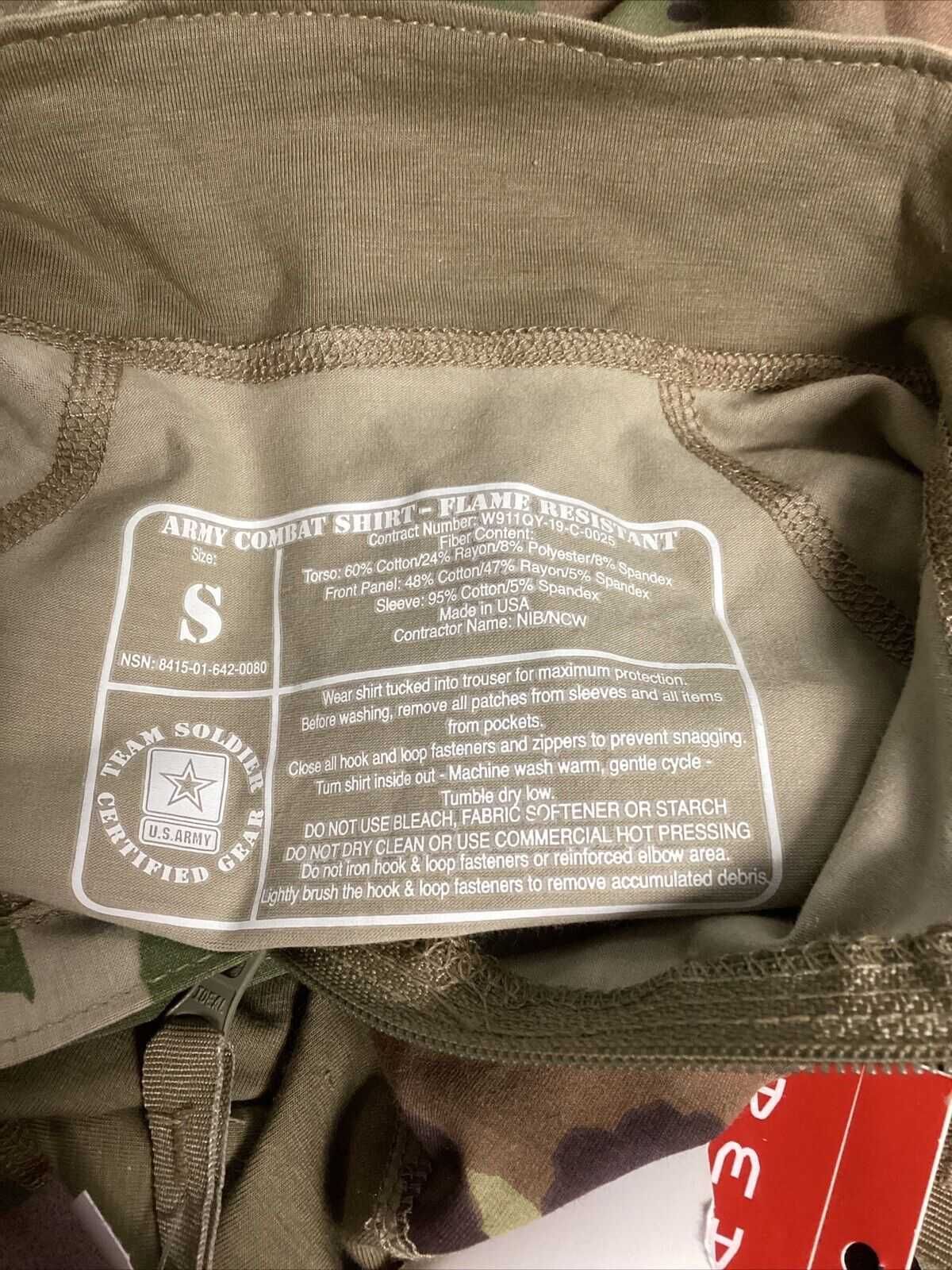 SMALL Убакс MASSIF USA Боевая Рубашка Combat Shirt Multicam Мультикам