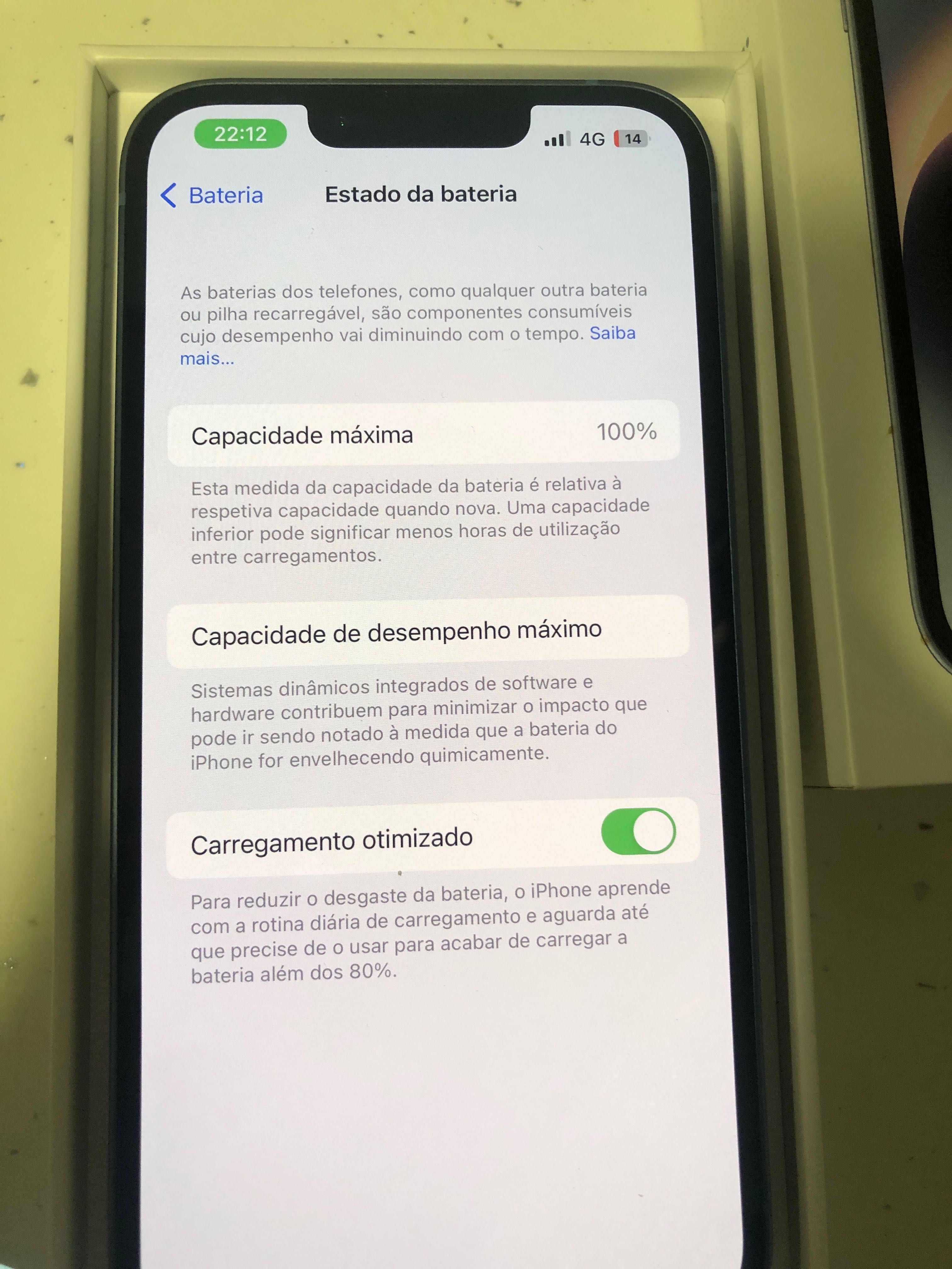 iPhone 14 azul 128g