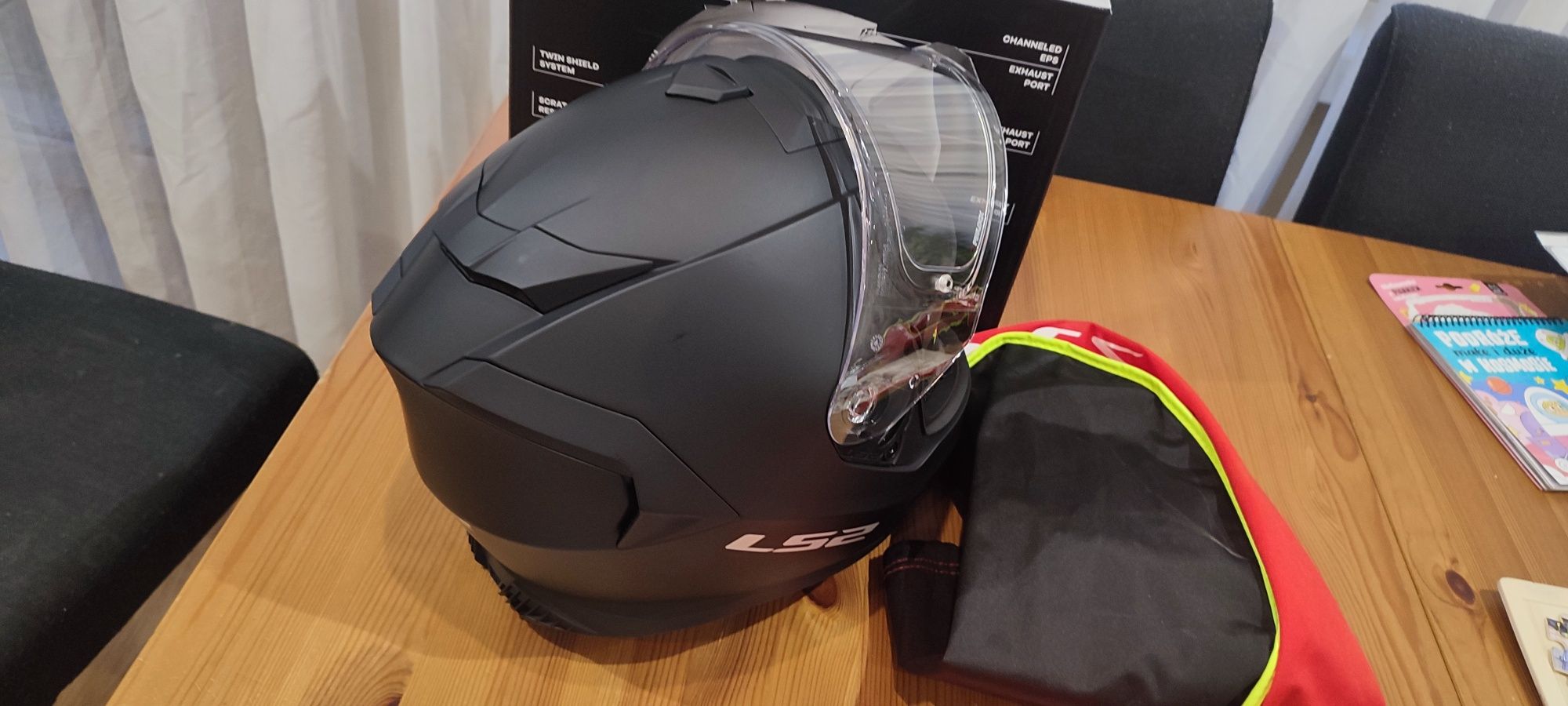 Kask LS2 FF800 STORM II SOLID XL stan jak nowy  Na Gwarancji Pinlock