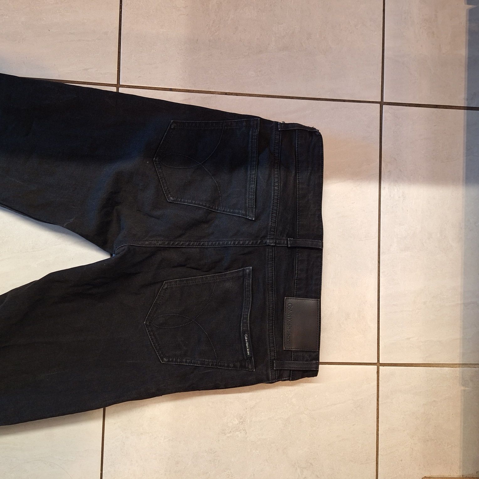 Calvin Klein black tarantula spodnie męskie oryginalne