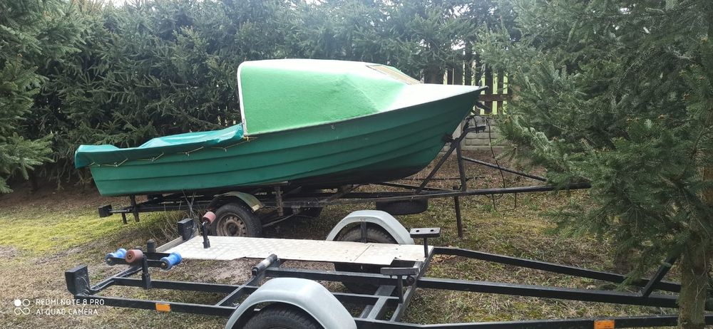 Łódź wędkarska  po renowacji