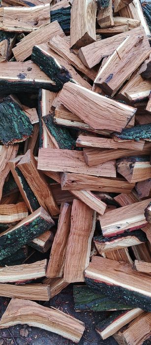 Дрова колоті, дуб