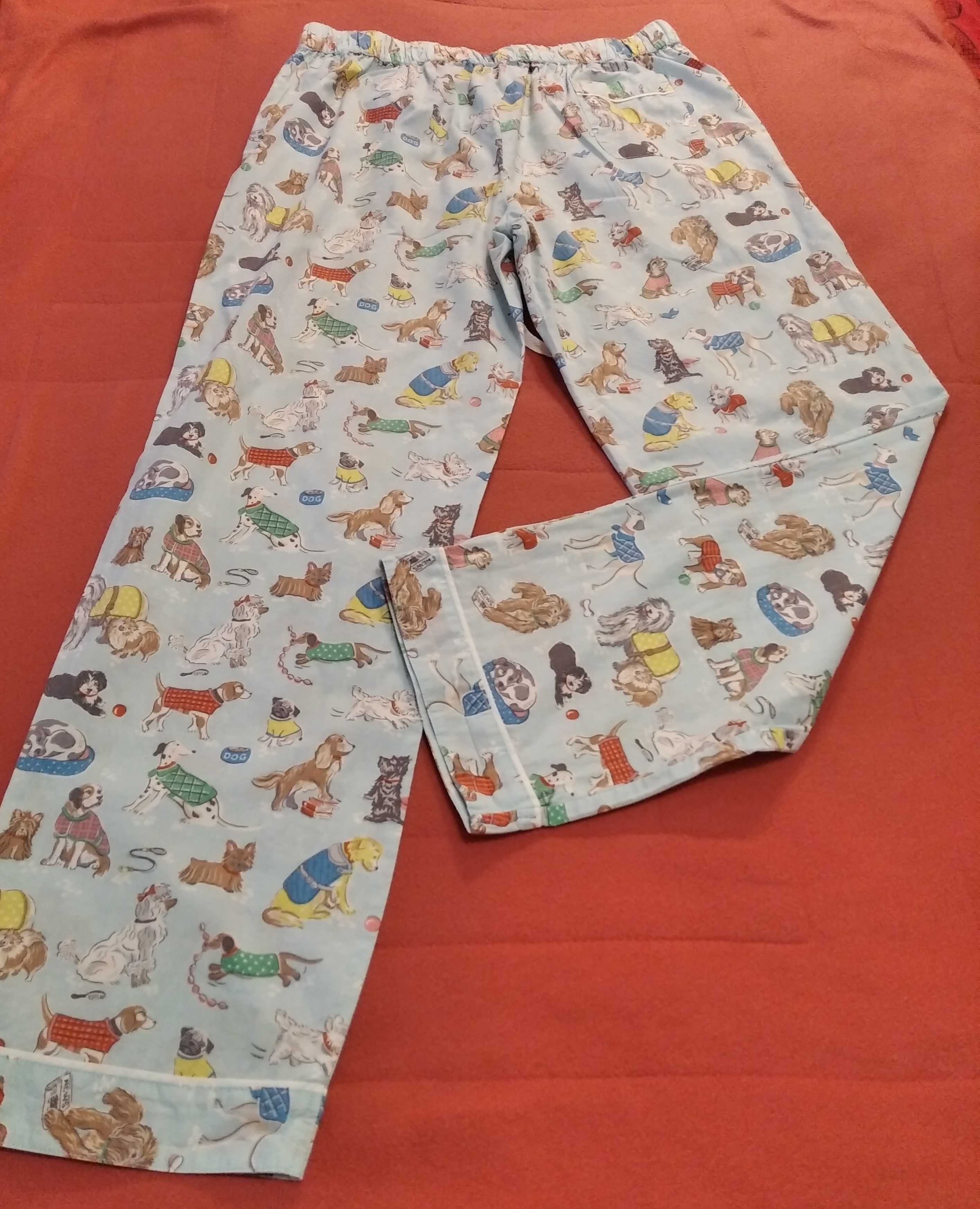 яркие домашние брюки с собачками фирмы Cath Kidston, размер S/8/36/44