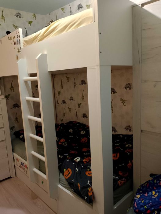 Łóżko piętrowe wzmocnione