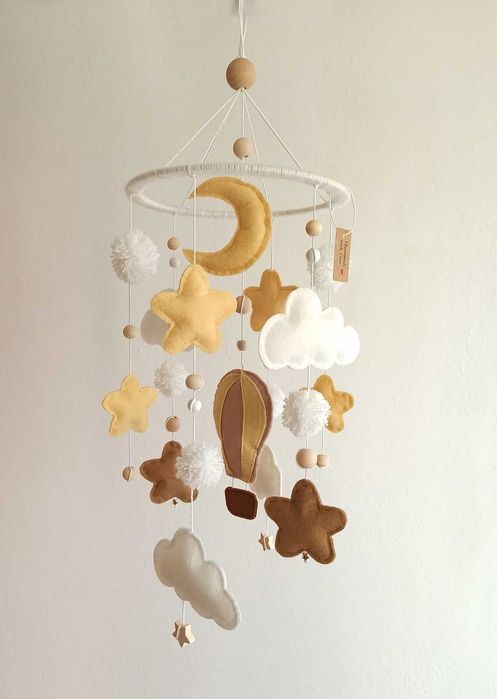 Karuzela do łóżeczka ręcznie robiona