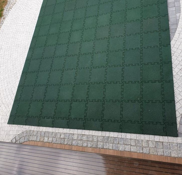 Puzzle gumowe 40x40x2; mata,nawierzchnia, płyty z atestem - Producent