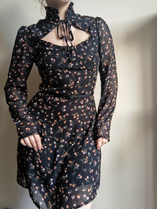 Квіткове плаття | Шифонова сукня S