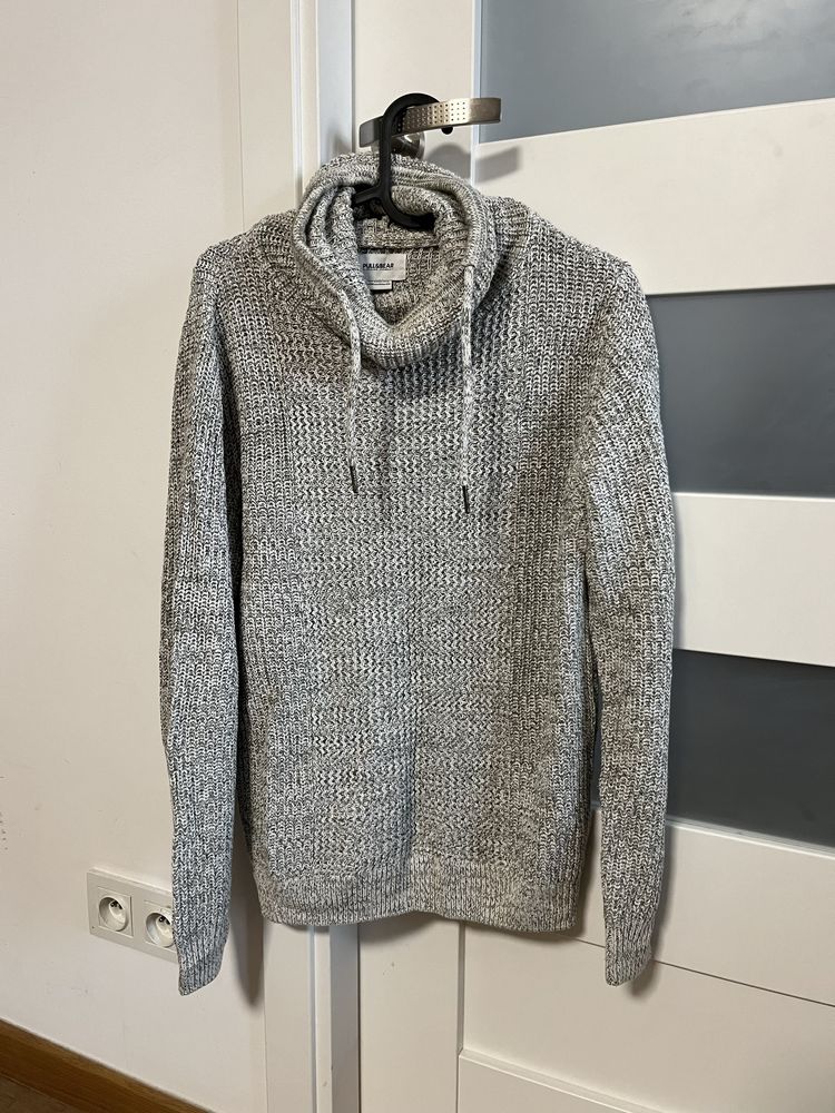 Sweter męski z kominem Pull&Bear XS