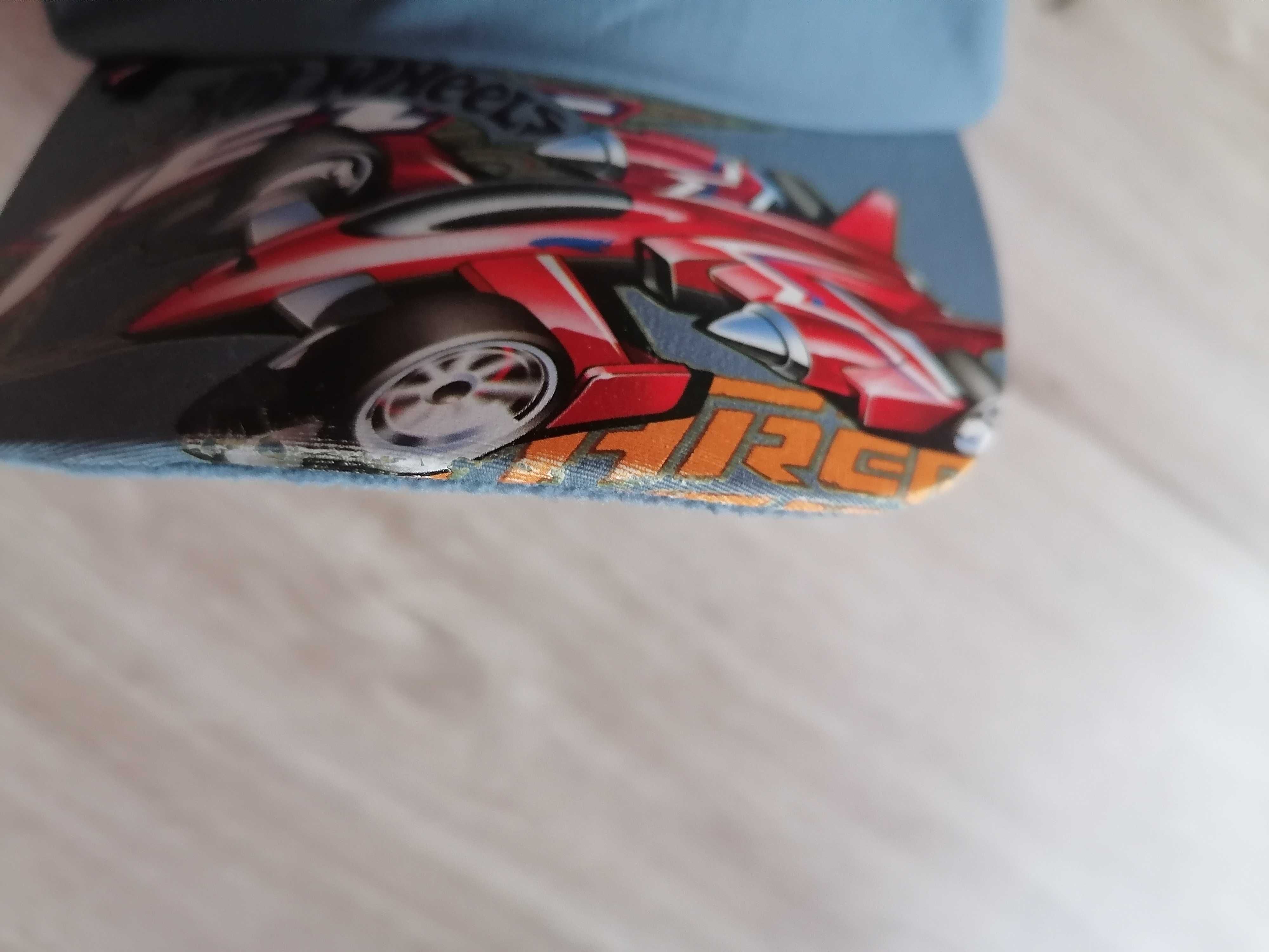 Czapki z daszkiem hot wheels na jesień ocieplana 54