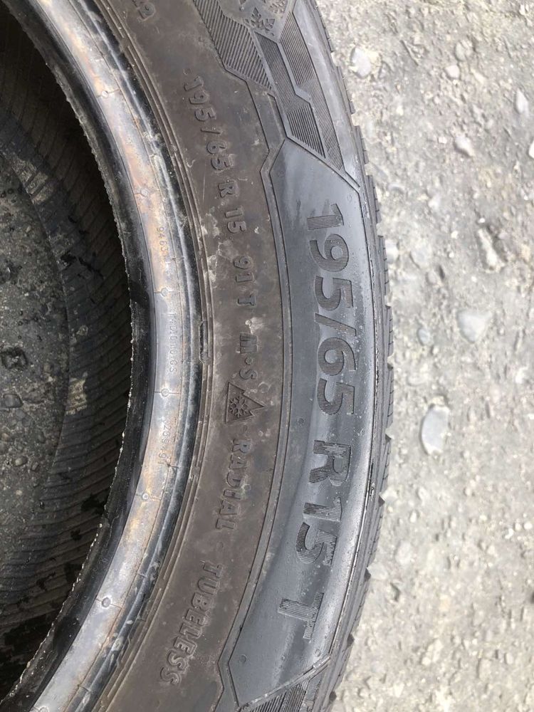 Шини 195/65 R15 Barum 7,1мм 2023р, зима