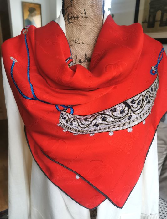 CARTIER PARIS jedwabna apaszka