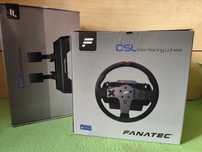 Комплект кермо руль Fanatec CSL Elite ps/pc+ педалі  CSL Elite