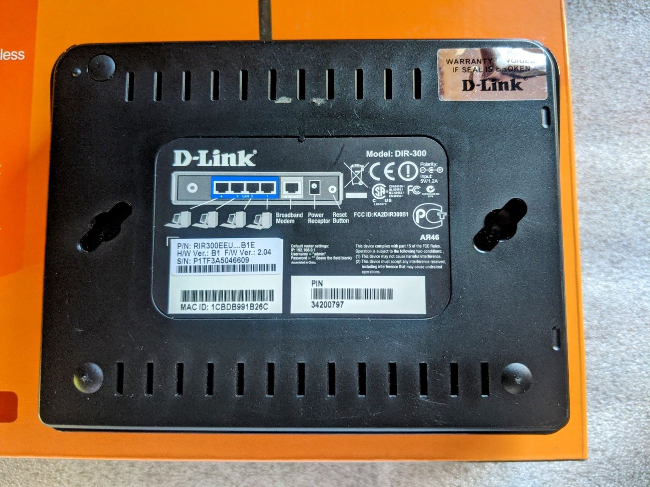 Маршрутизатор роутер D-link DIR 300