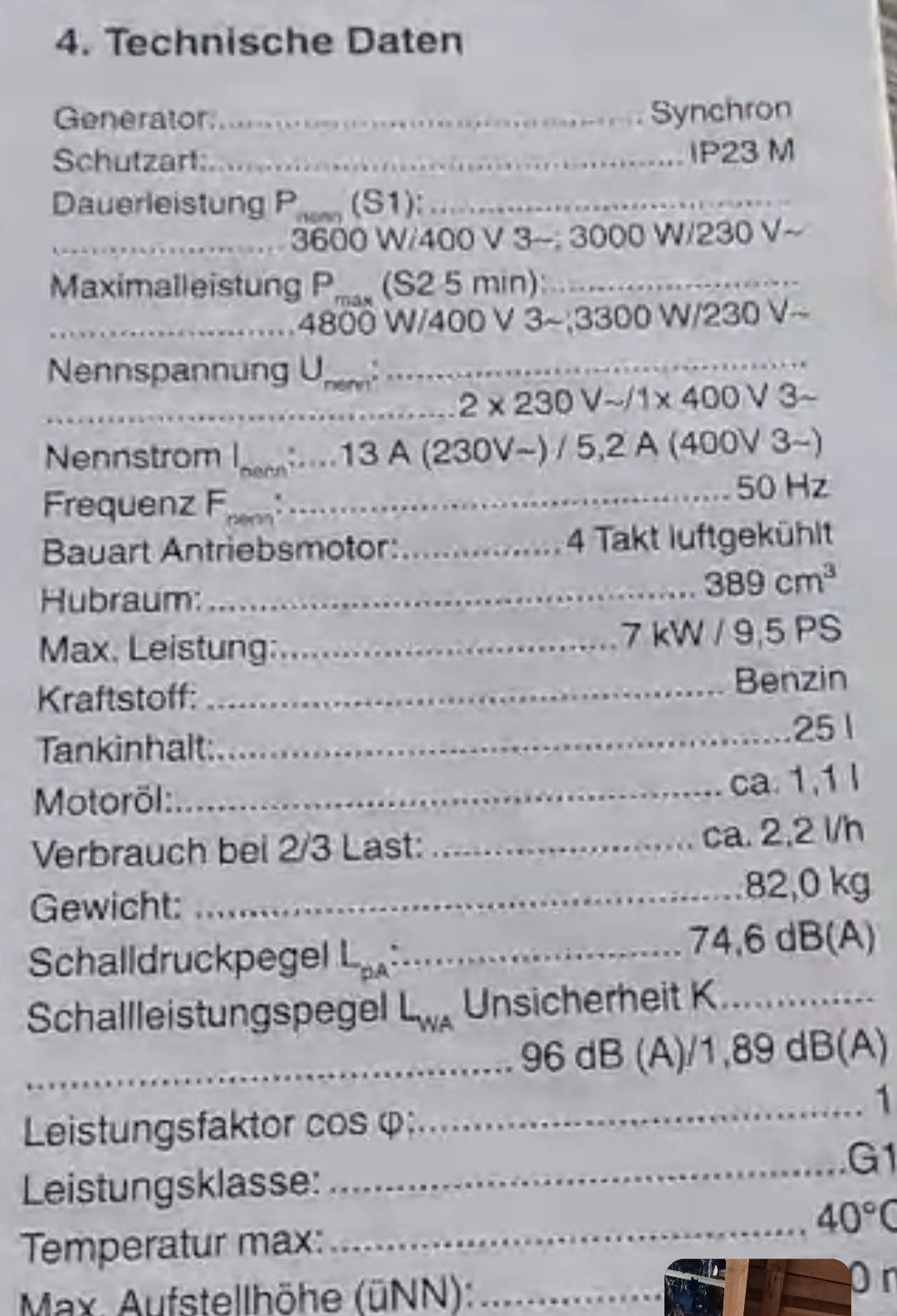 Бензиновий генератор Einhell BT-PG 5500/1