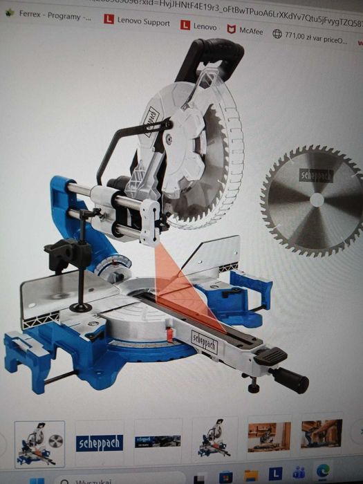 Ukośnica Scheppach HM 305SL.Soft start.Nowa.