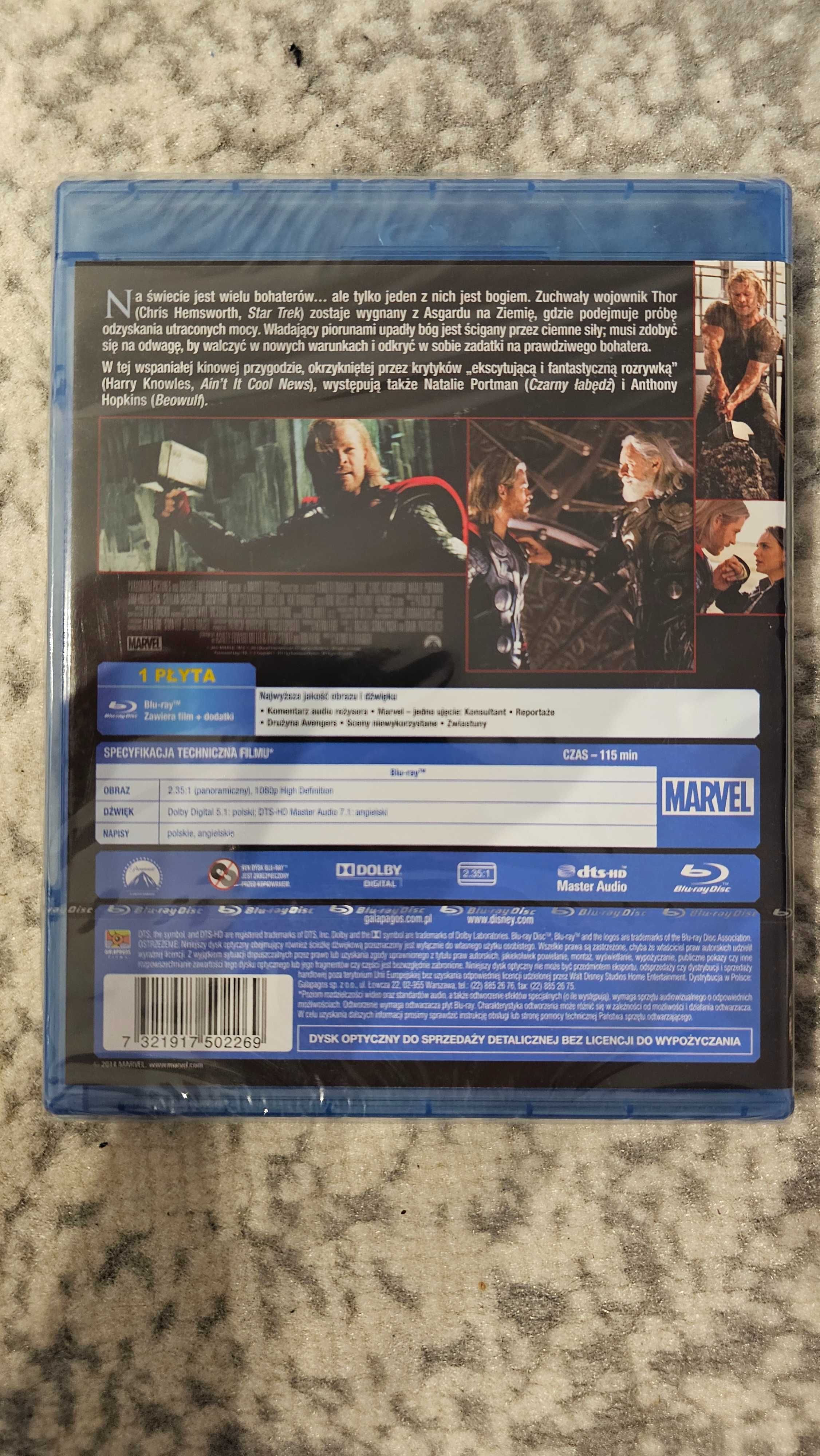 Thor Blu-ray - nowy FOLIA