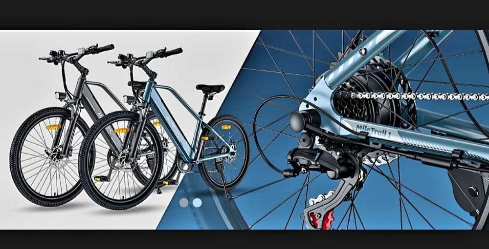 Rower elektryczny gorski miejski 250w nowy.