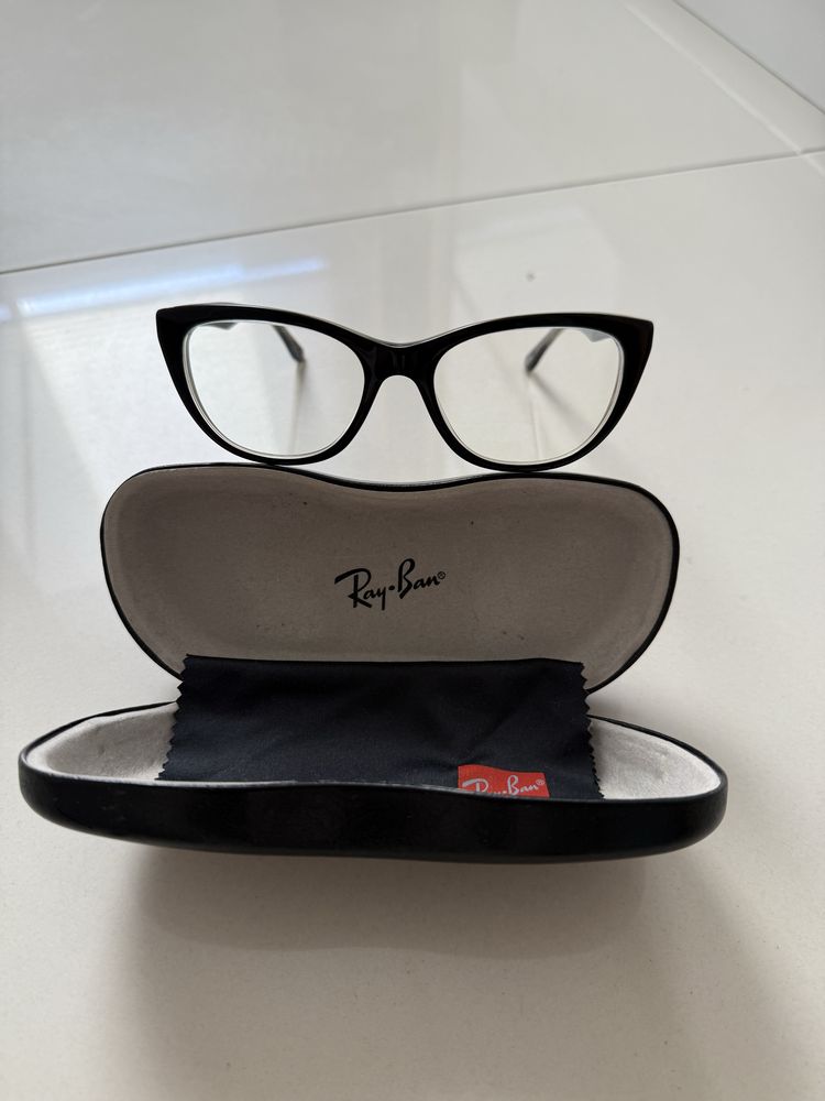 Okulary korekcyjne oprawki RAY BAN szkła zerówki RB 5322 czarne