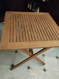 Vendo 2 mesas de madeira 70 por 70