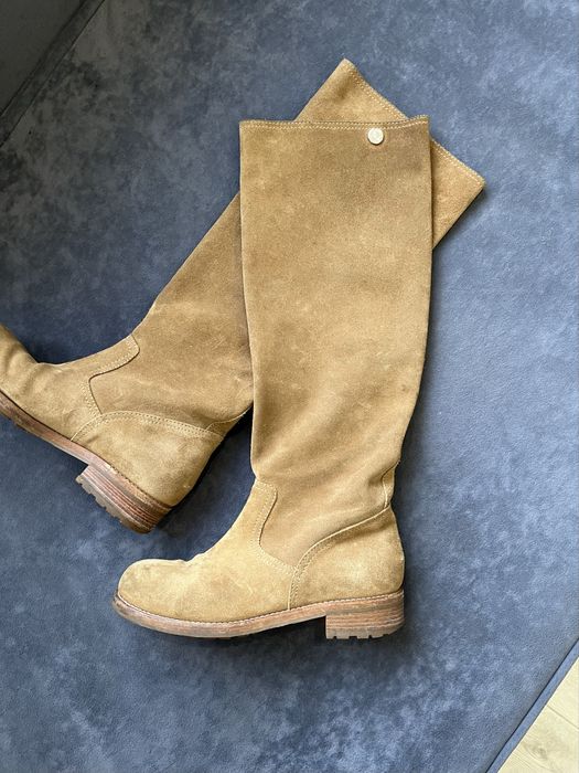 Чоботи Jimmy Choo верблюжа шкіра лофери Італія