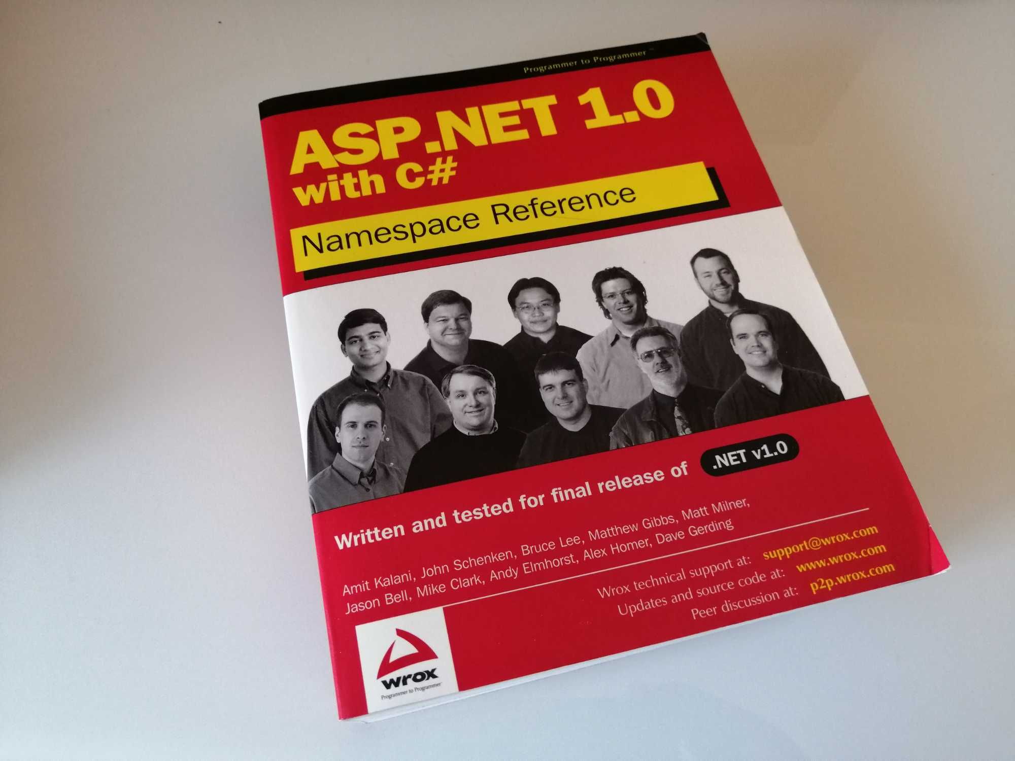 Livro ASP.Net 1.0 with c# Namespace Reference