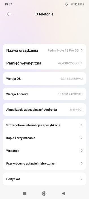 Sprzedam Xiaomi redmi note 13 pro 5g