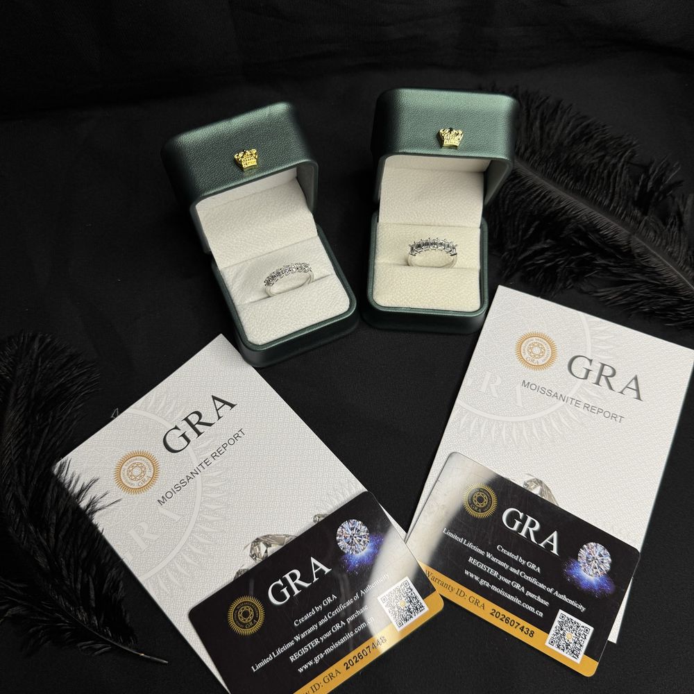 !!НОВИНКА!! Каблучка напівдоріжка з діамантами(муассанітами) 2.1ct