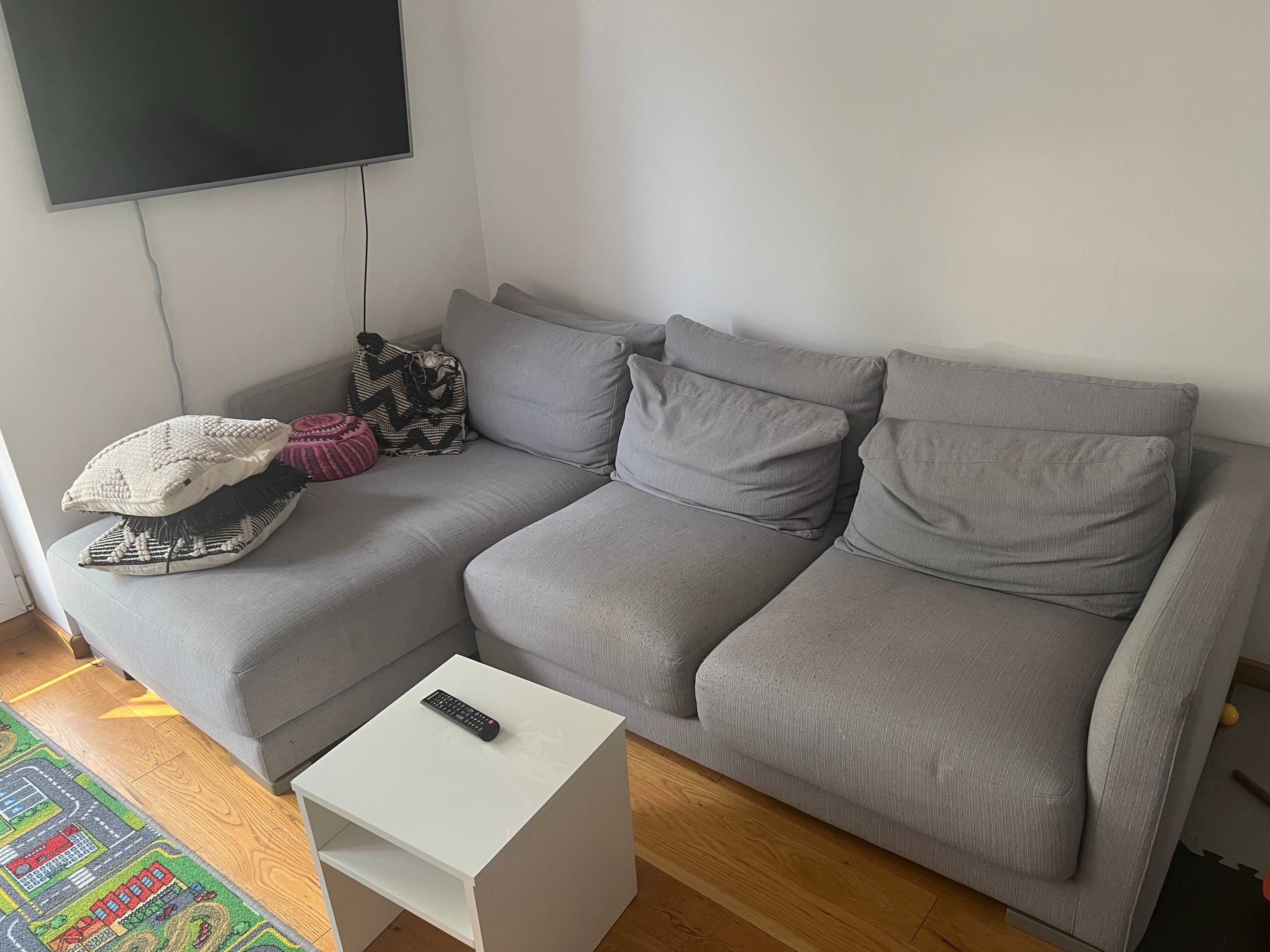 Sofa narożnik szara