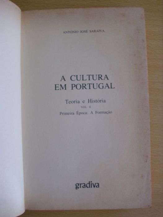 A Cultura em Portugal - Vol. II de António José Saraiva