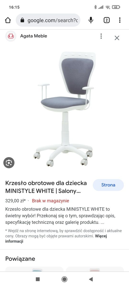 Krzesło obrotowe Agata Meble