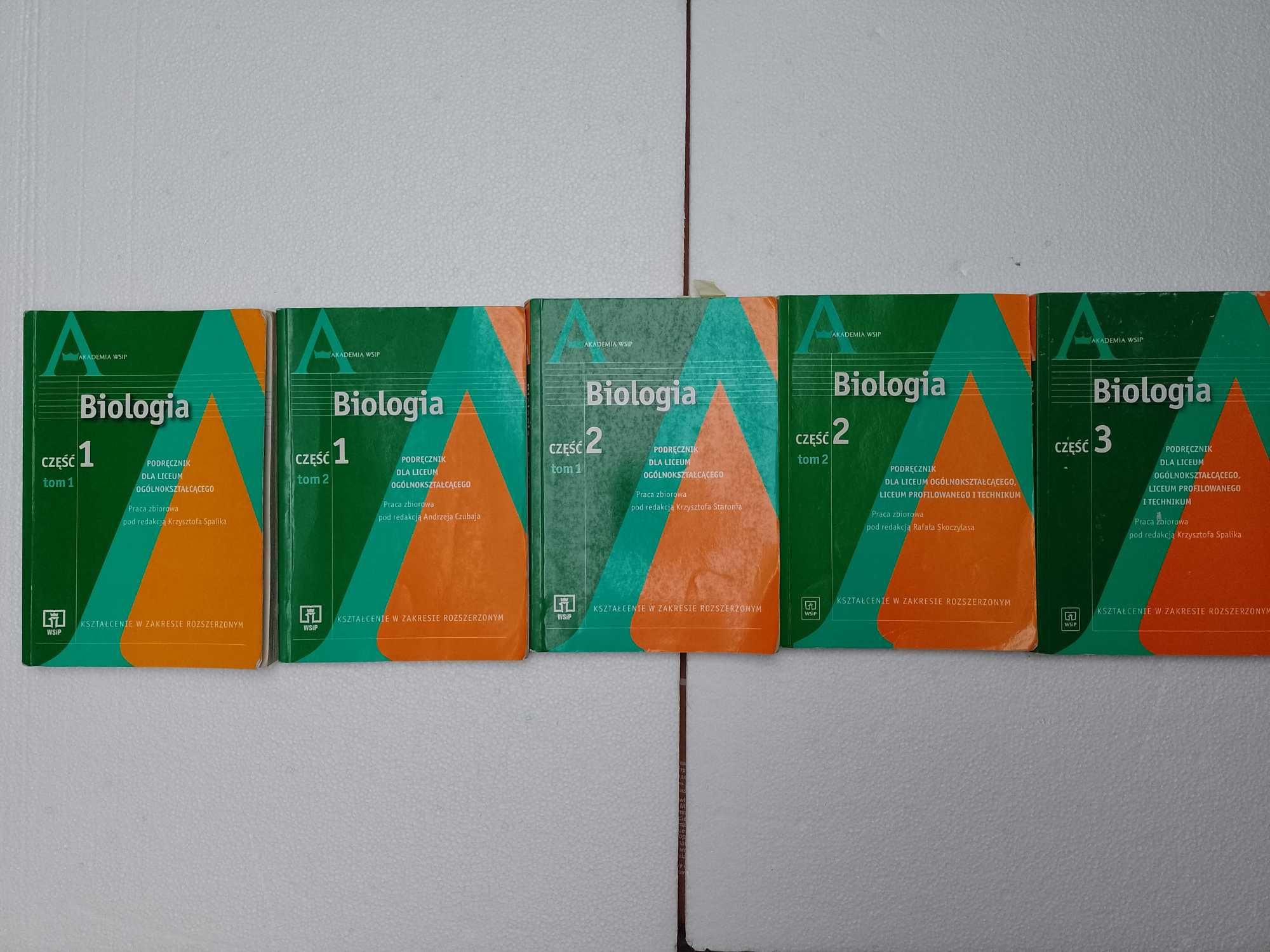 Biologia. WSiP dla liceum klasa 1-3, 5 części
