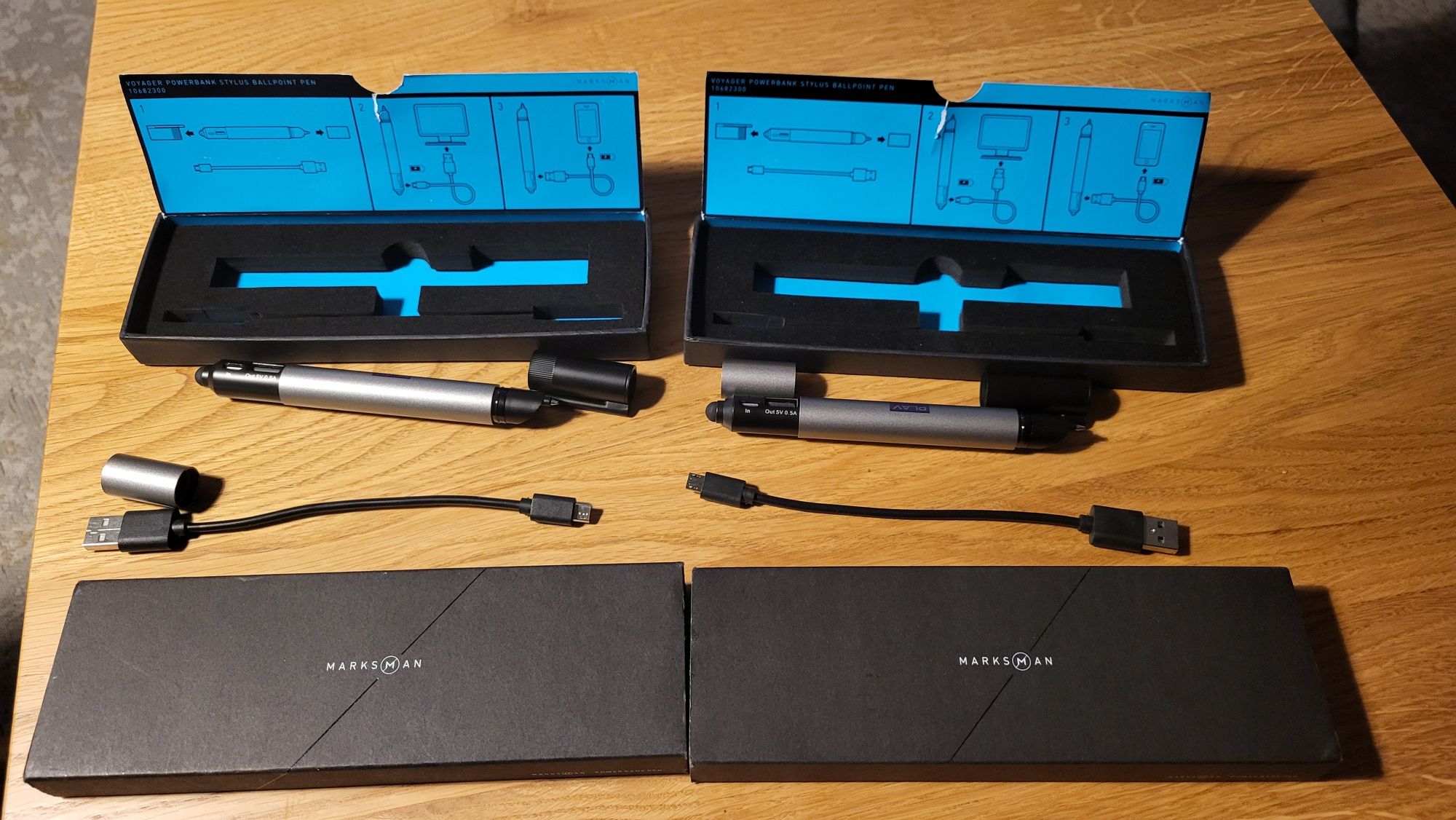 Marksman Długopis Voyager 3w1 - 1 szt z powerbankiem + ekrany dotykowe
