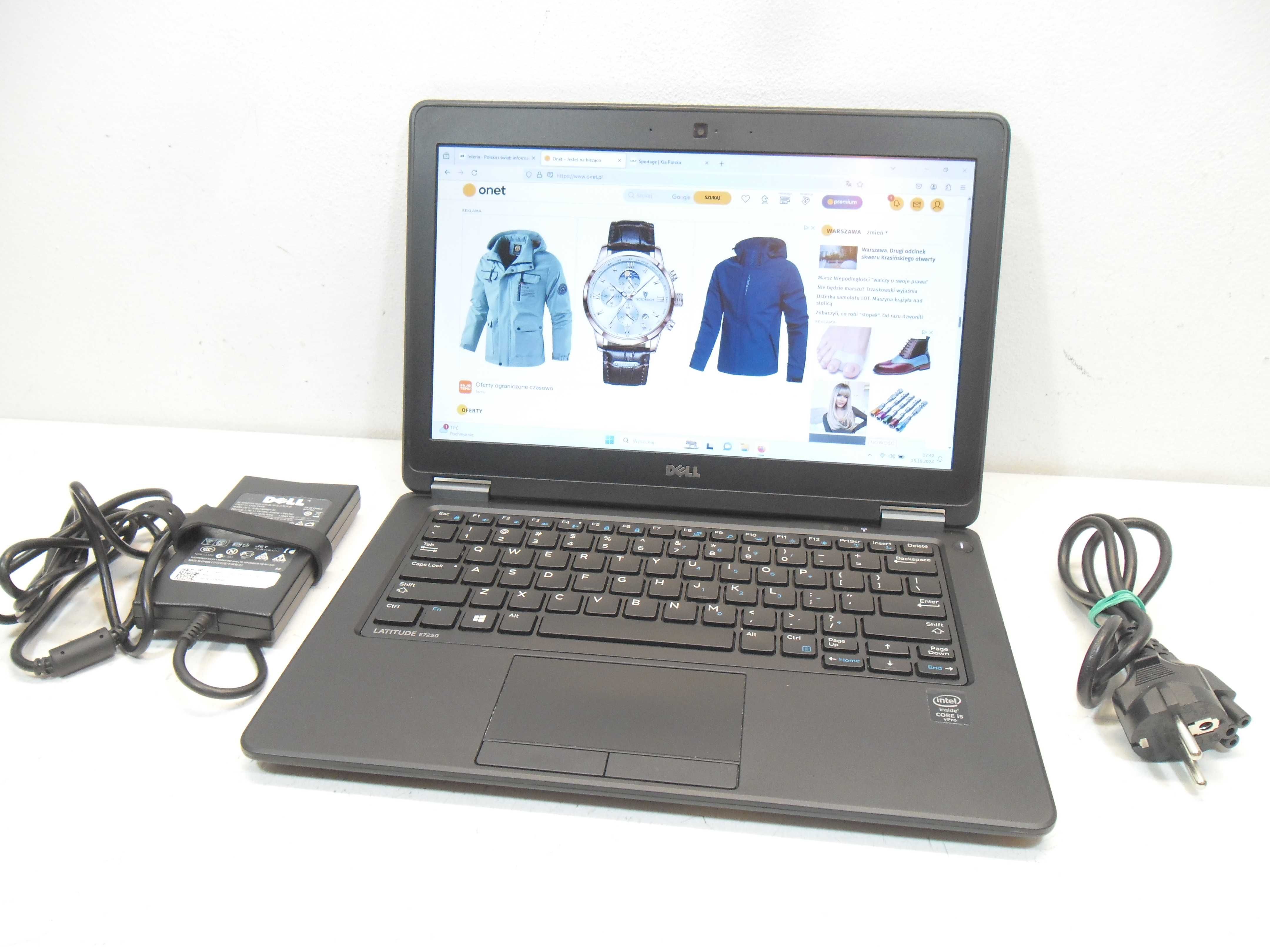 Biznesowy Dell Ultrabook i5/8GB/SSD HDMI, 12.5 sklep z GWAR Kraków