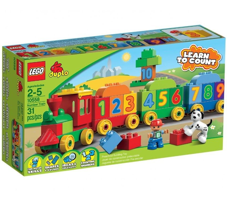 LEGO Duplo zestaw pociąg z cyferkami