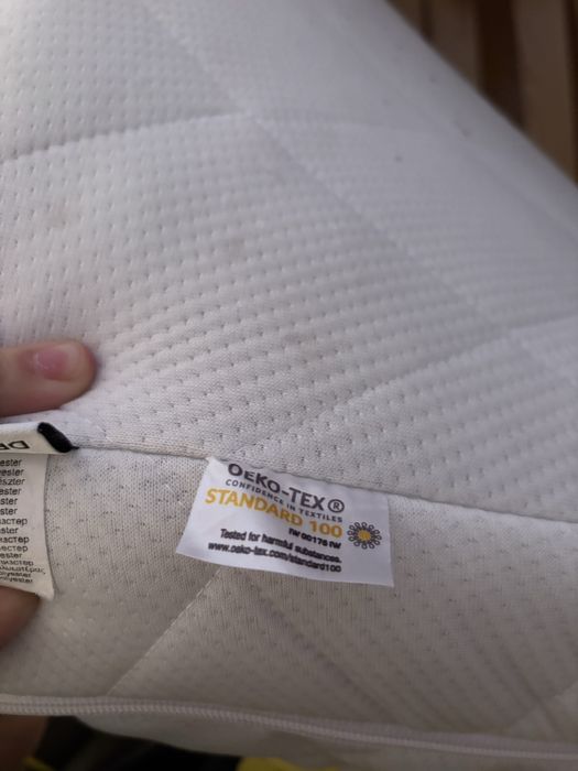 Łóżko metalowe jysk ringe + materac 90 x 200