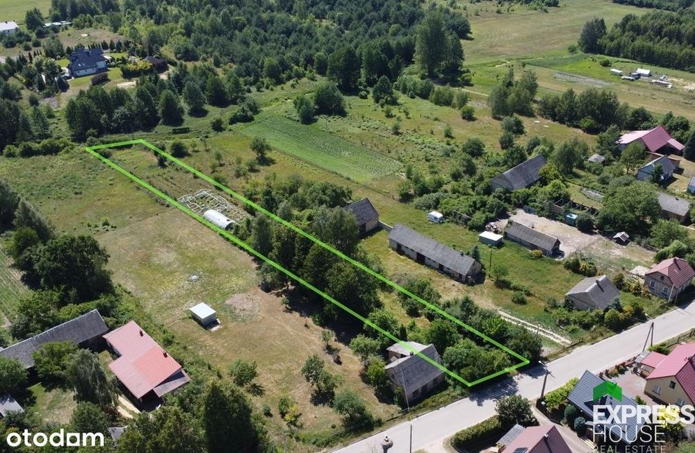 Działka z WZ, gm. Turośń, 10 km od Białegostoku