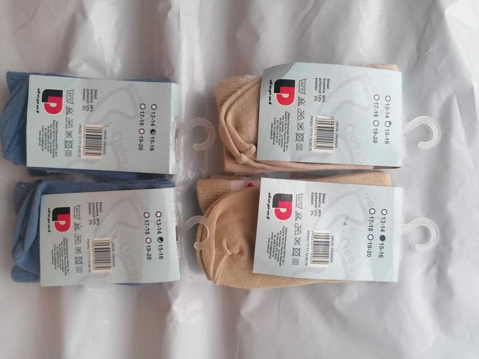 Skarpetki dziecięce dla dzieci z myszką 15-16 DEPOL- kpl x4