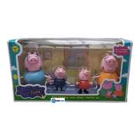 Nowe Figurki z Bajki Świnka Peppa Zestaw 4 Figurek ! Szybka Wysyłka !