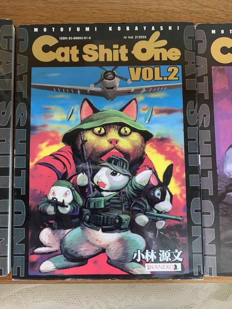 Komiksy książki Cat Shit One 3 części