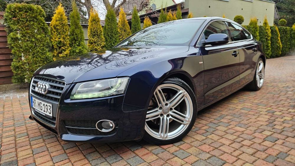 Audi A5 Sportback 2,0 211 KM* QUATTRO* S line ksenon* LEDy* skóra* piękny stan z Niemiec