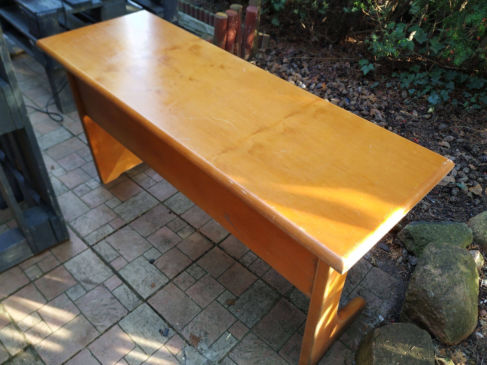 Stół z blatem ,biurko 130 długość szerokość 45 cm , Transport