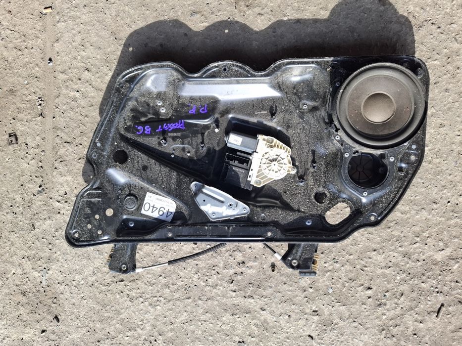 Mechanizm szyby prawy przód volkswagen Passat b6