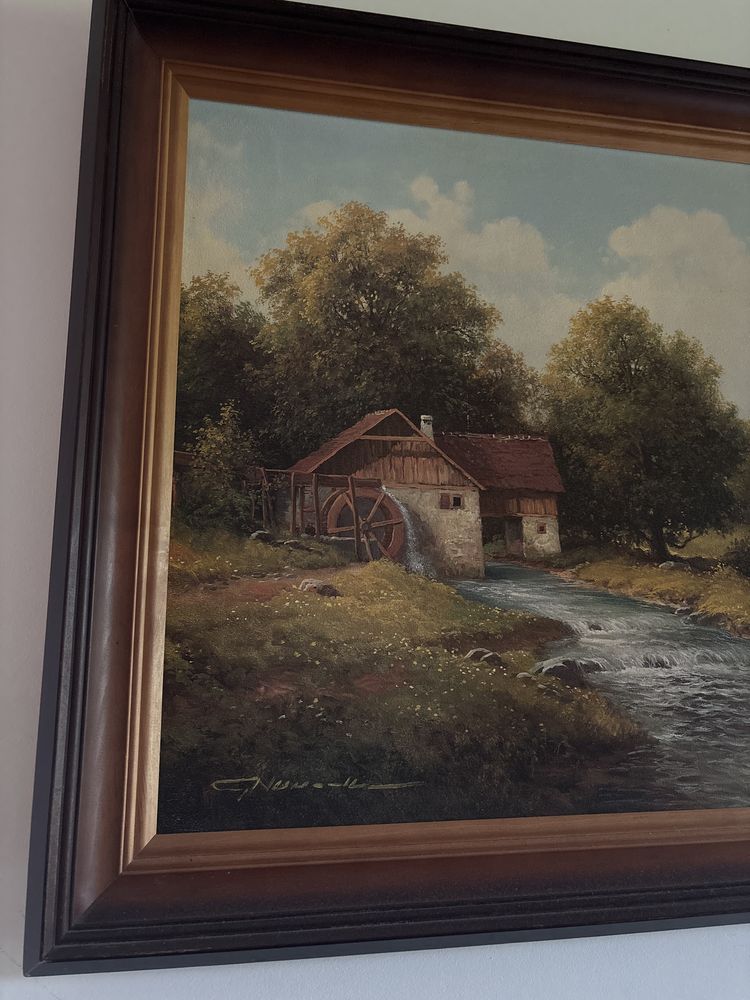 Krajobraz obraz natura wieś