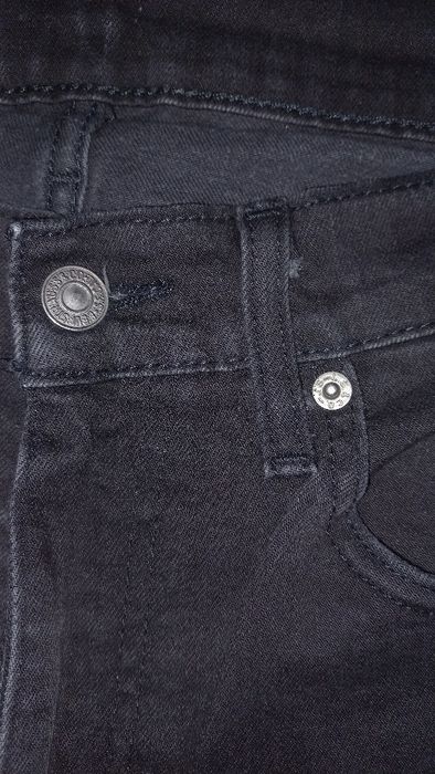 джинси левайс(514) чёрные (W34 L30)