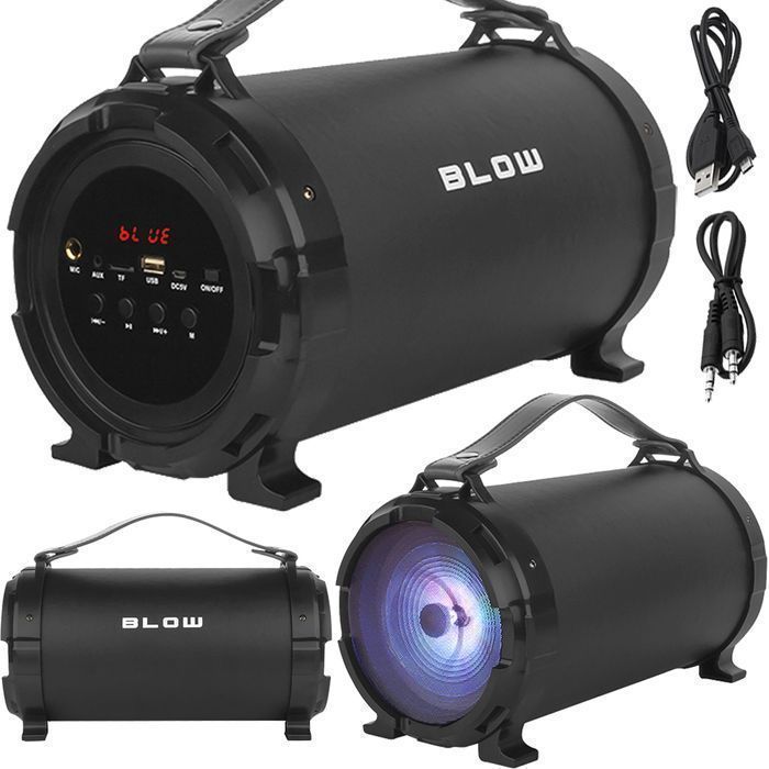 Głośnik bluetooth przenośny BAZOOKA BLOW BT910 PMPO 50W + aux + usb