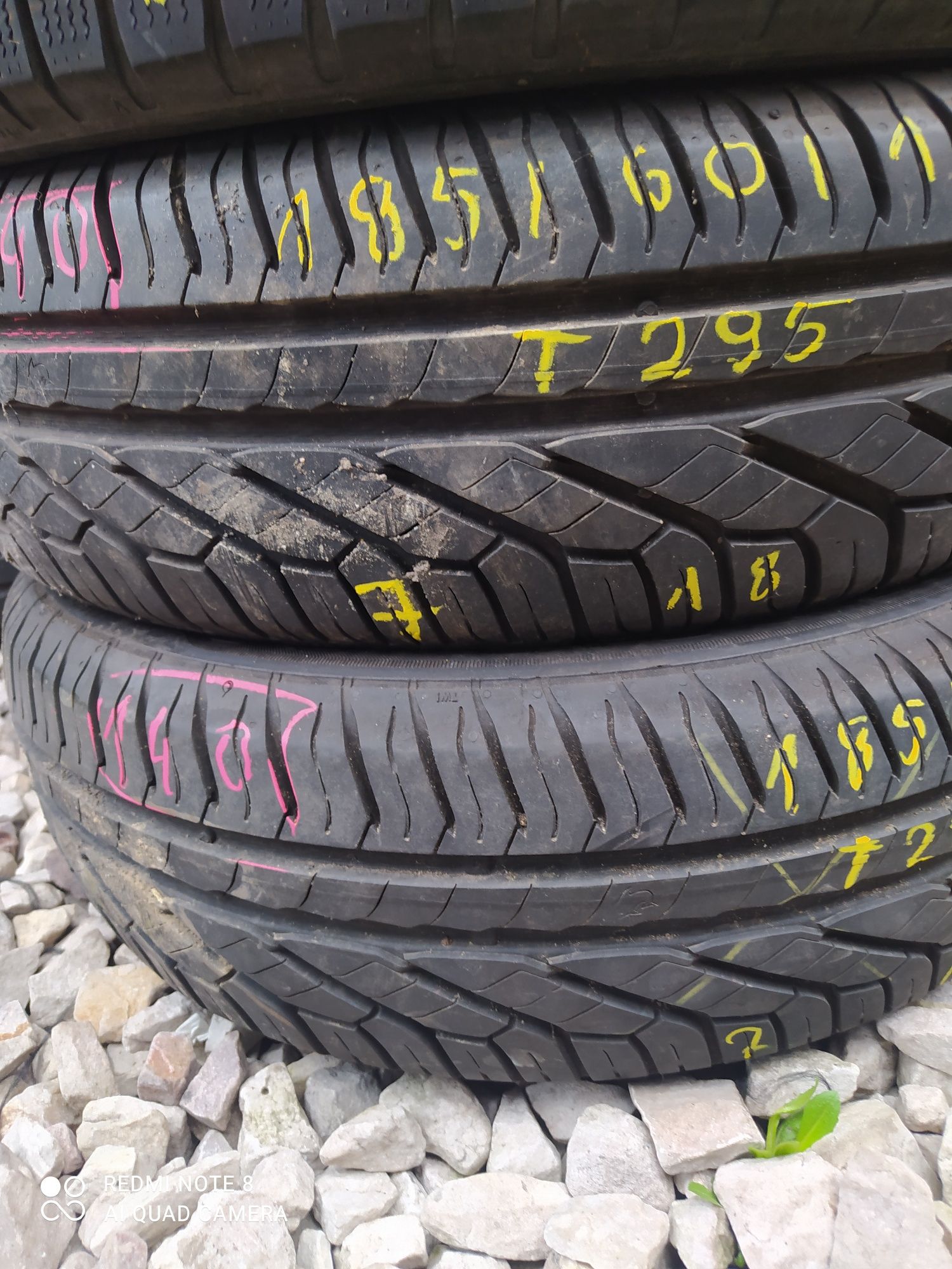 T295 185/60/15 sztuk 2 Uniroyal