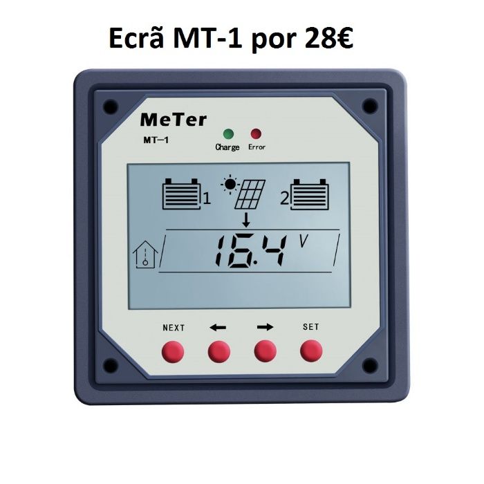 Controlador de Carga Solar Dupla Bateria duas baterias dual battery