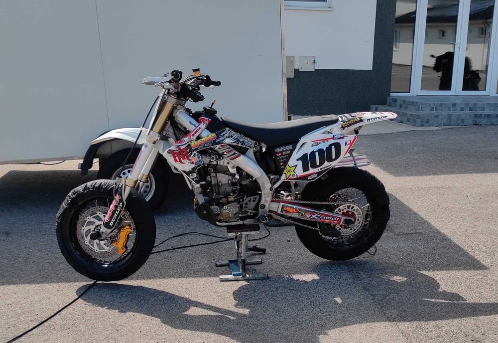 Honda CRF 450 R prawdziwe Supermoto = wyjątkowa adrenalina